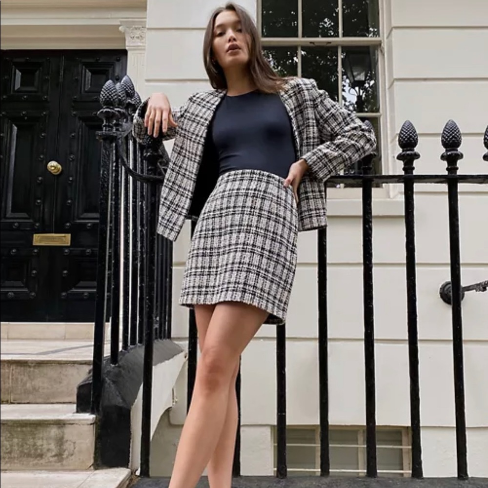 Aritzia Babaton Little Tweed Skirt